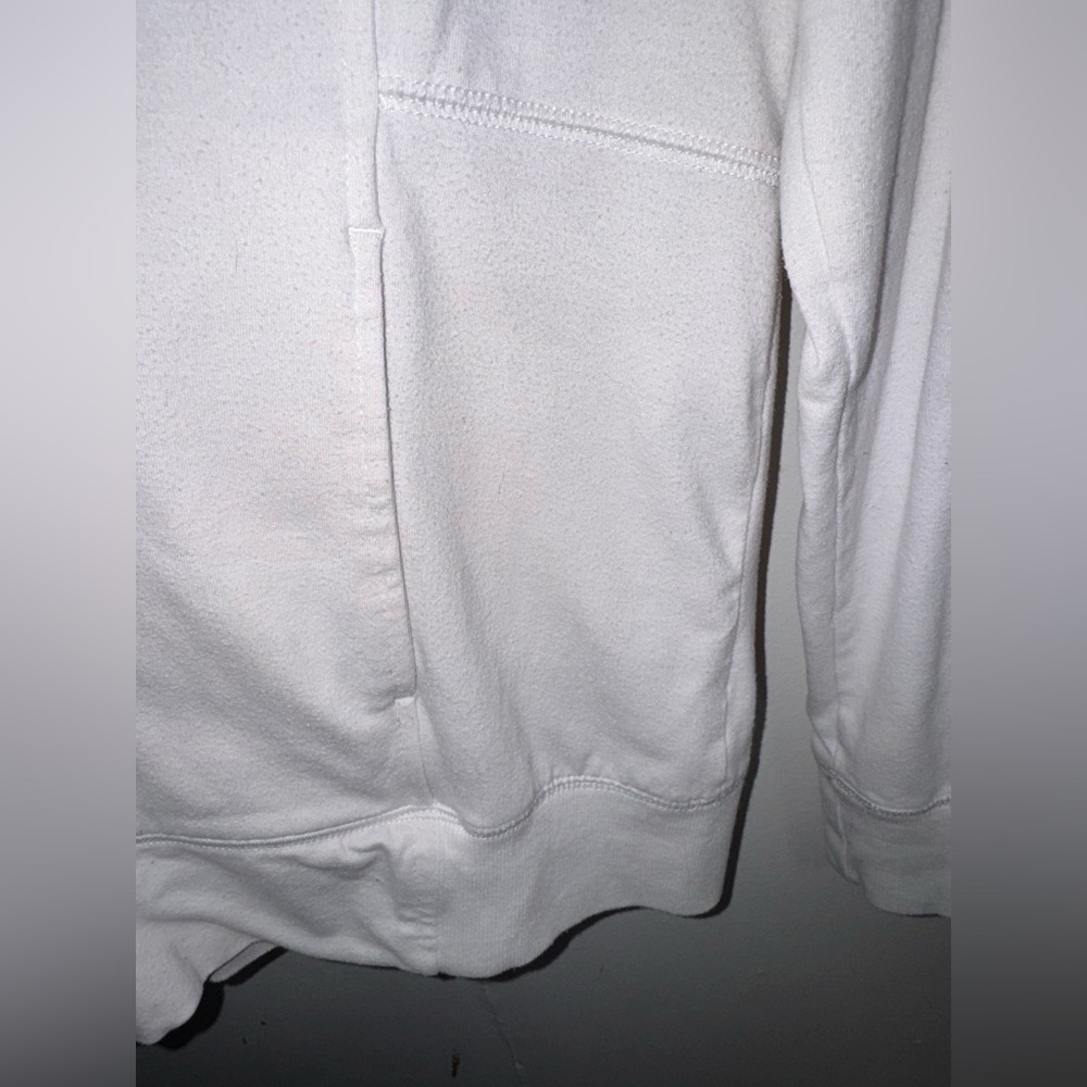 Tek Gear Drytek Solid White Full Zip Athletic Hoo… - image 2